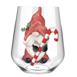 Stemless Wine Glass - gnome (16)