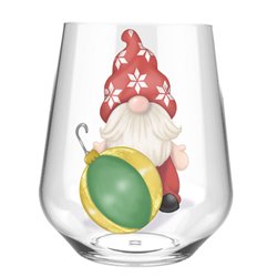 Stemless Wine Glass - gnome (17)