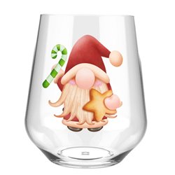 Stemless Wine Glass - gnome (26)