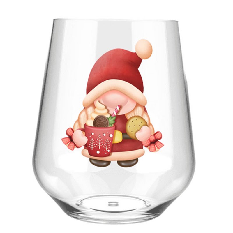 Stemless Wine Glass - gnome (27)