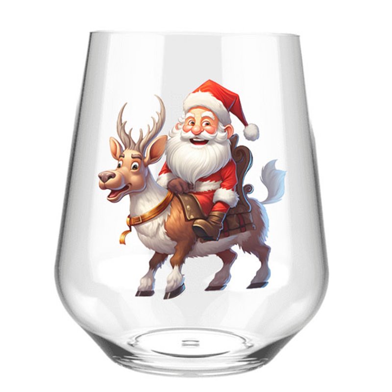 Stemless Wine Glass - gnome (30)