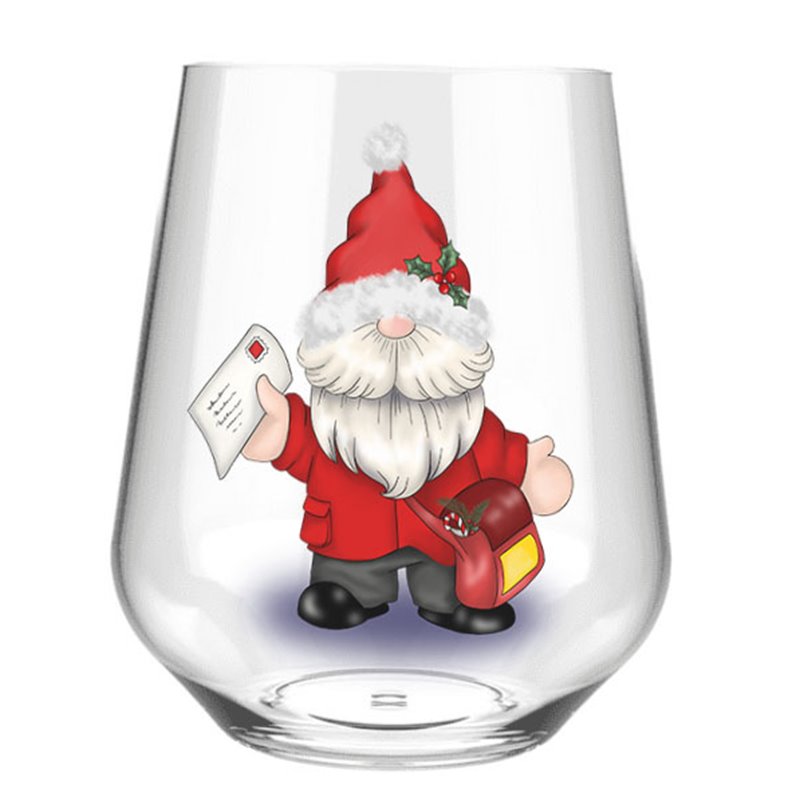 Stemless Wine Glass - gnome (31)