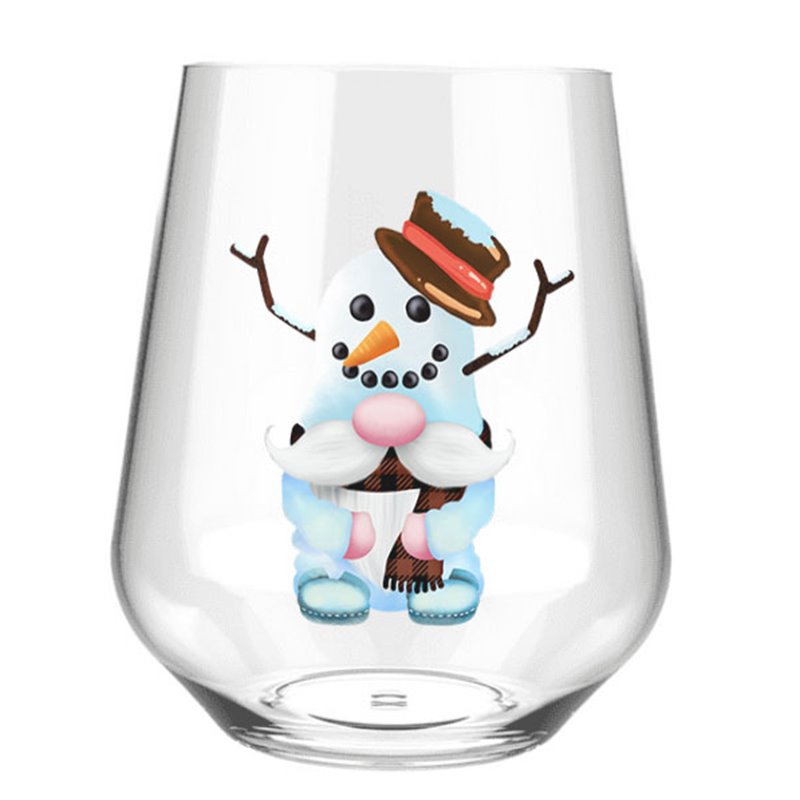 Stemless Wine Glass - gnome (33)