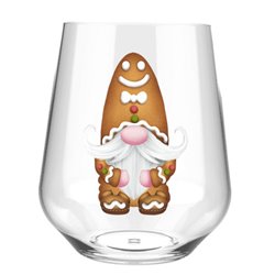 Stemless Wine Glass - gnome (35)