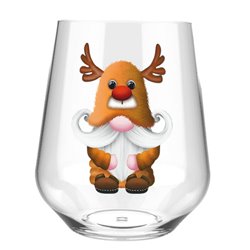 Stemless Wine Glass - gnome (36)