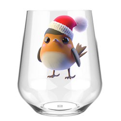 Stemless Wine Glass - robin (7)