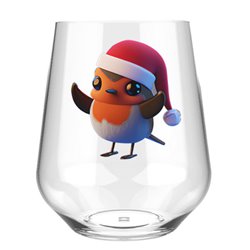 Stemless Wine Glass - robin (9)