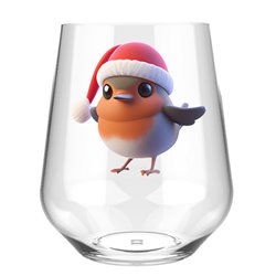 Stemless Wine Glass - robin (11)
