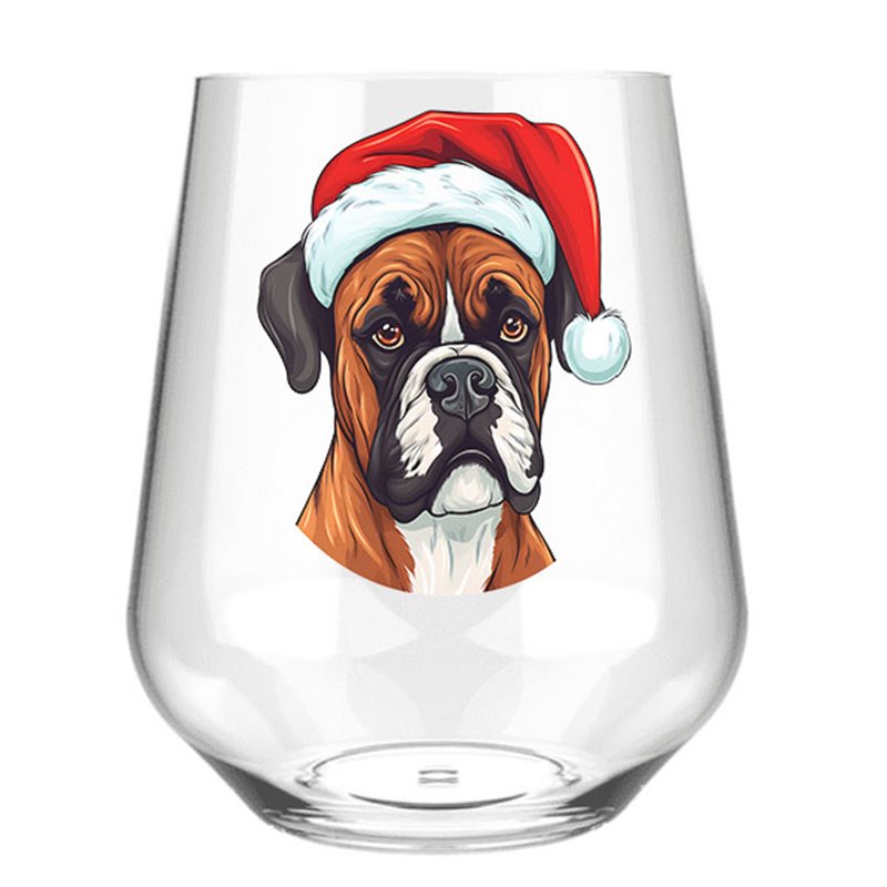Stemless Wine Glass - dog (15)