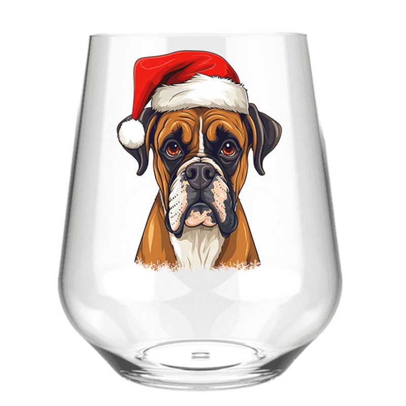 Stemless Wine Glass - dog (16)