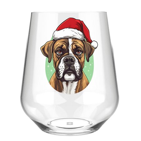 Stemless Wine Glass - dog (17)