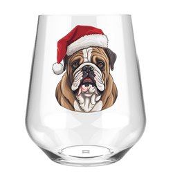 Stemless Wine Glass - dog (19)