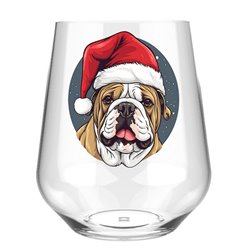 Stemless Wine Glass - dog (20)