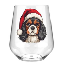 Stemless Wine Glass - dog (23)