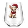 Stemless Wine Glass - dog (25)