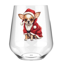 Stemless Wine Glass - dog (26)