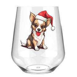 Stemless Wine Glass - dog (27)