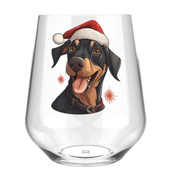 Stemless Wine Glass - dog (29)