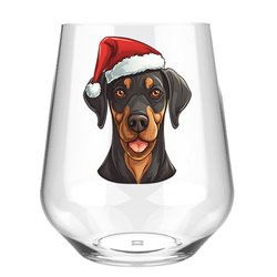 Stemless Wine Glass - dog (30)