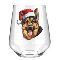 Stemless Wine Glass - dog (33)