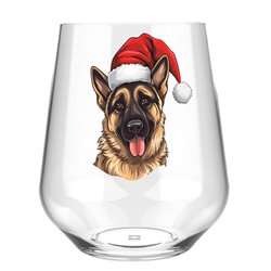 Stemless Wine Glass - dog (34)