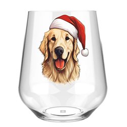 Stemless Wine Glass - dog (36)
