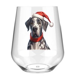 Stemless Wine Glass - dog (38)