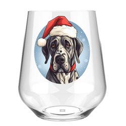 Stemless Wine Glass - dog (41)