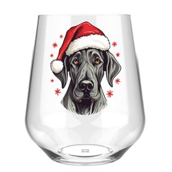 Stemless Wine Glass - dog (42)