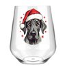 Stemless Wine Glass - dog (42)