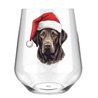 Stemless Wine Glass - dog (43)