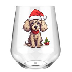 Stemless Wine Glass - dog (47)