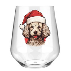 Stemless Wine Glass - dog (48)