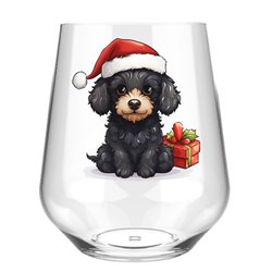 Stemless Wine Glass - dog (49)