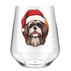 Stemless Wine Glass - dog (56)