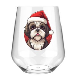 Stemless Wine Glass - dog (57)
