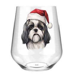 Stemless Wine Glass - dog (58)