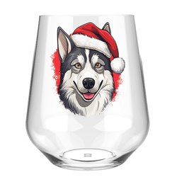 Stemless Wine Glass - dog (59)