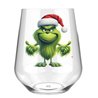 Stemless Wine Glass - grinch 7