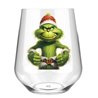 Stemless Wine Glass - grinch 10