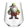Stemless Wine Glass - grinch 15