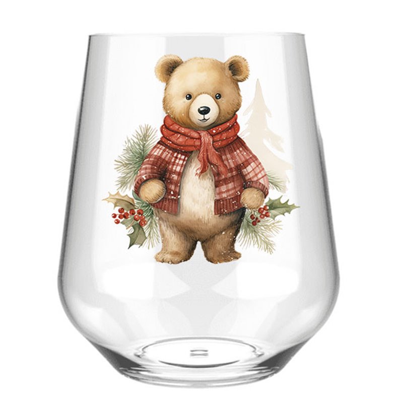 Stemless Wine Glass - Bear 2