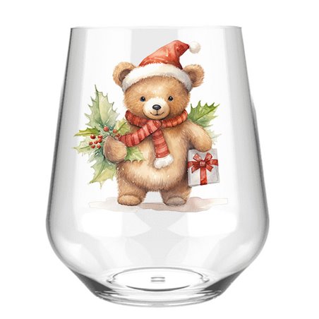 Stemless Wine Glass - Bear 3