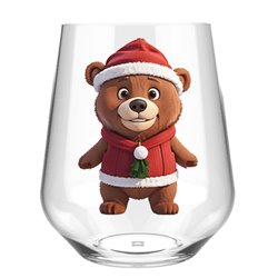 Stemless Wine Glass - Bear 6