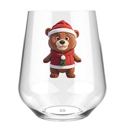 Stemless Wine Glass - Bear 7