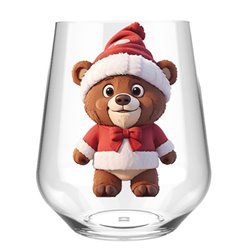 Stemless Wine Glass - Bear 8