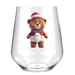 Stemless Wine Glass - Bear 12