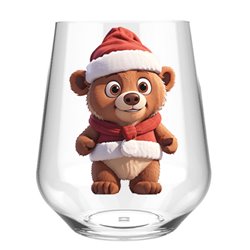 Stemless Wine Glass - Bear 18