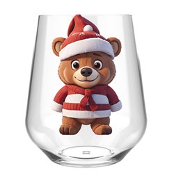 Stemless Wine Glass - Bear 21