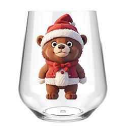 Stemless Wine Glass - Bear 22